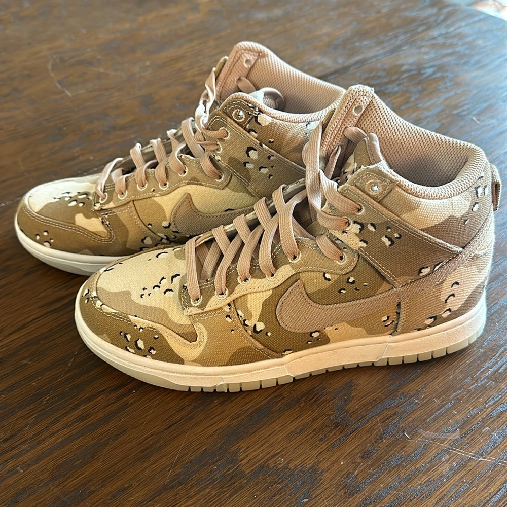 Nike Dunk High Desert Camo Sneakers